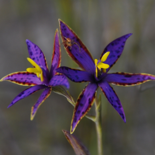 Queen of Sheba Orchid (Thelymitra variegata)