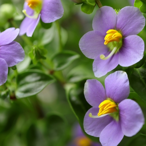 Exacum (Exacum affine – Persian Violet)